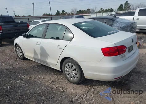 2012 Volkswagen Jetta 2.0L S z USA, uszkodzony, nr VIN 3VW1K7AJ8CM473321